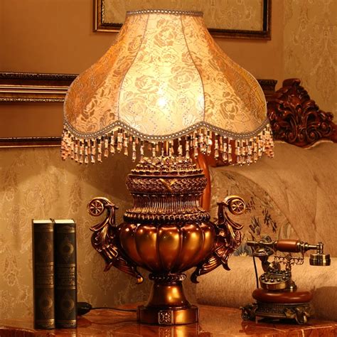 oversized bedside lamps.